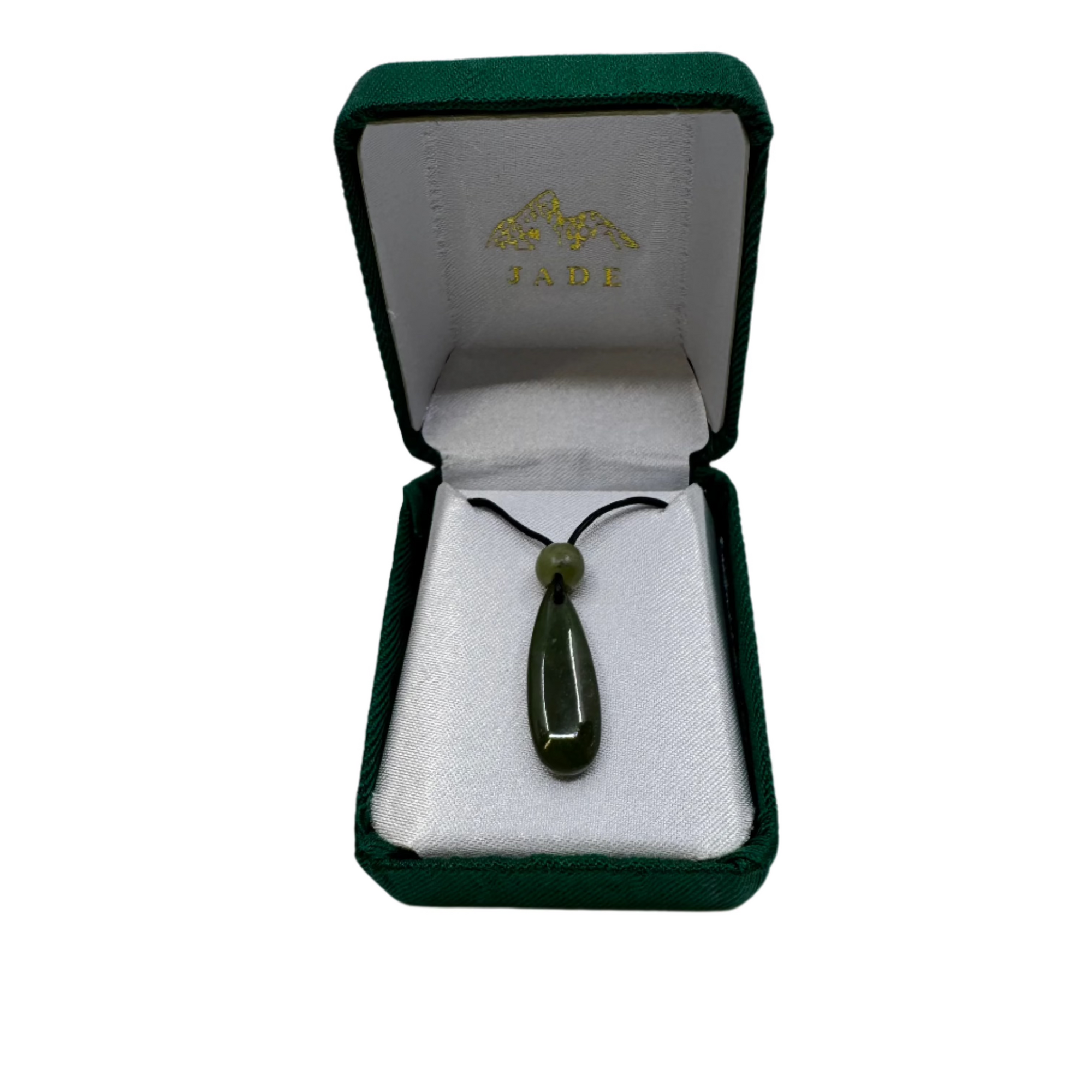 1" Jade Pendant Teardrop -  - Jade - House of Himwitsa Art Gallery