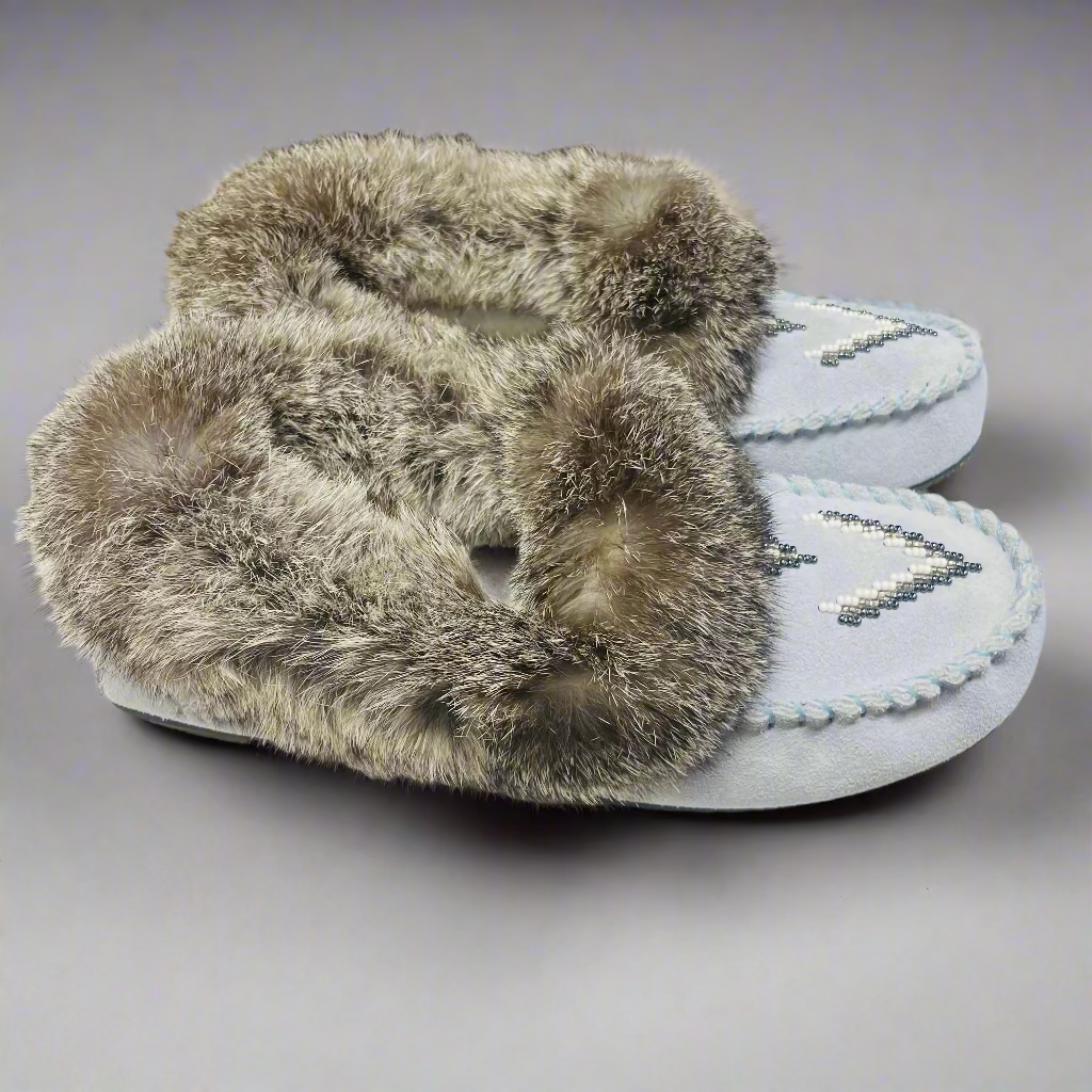 Street Suede Moccasins Mist