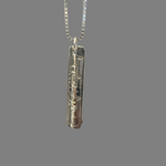 Gilbert Pat 1.5" Silver Pendant Rectangle -  - Silver Pendant - House of Himwitsa Art Gallery