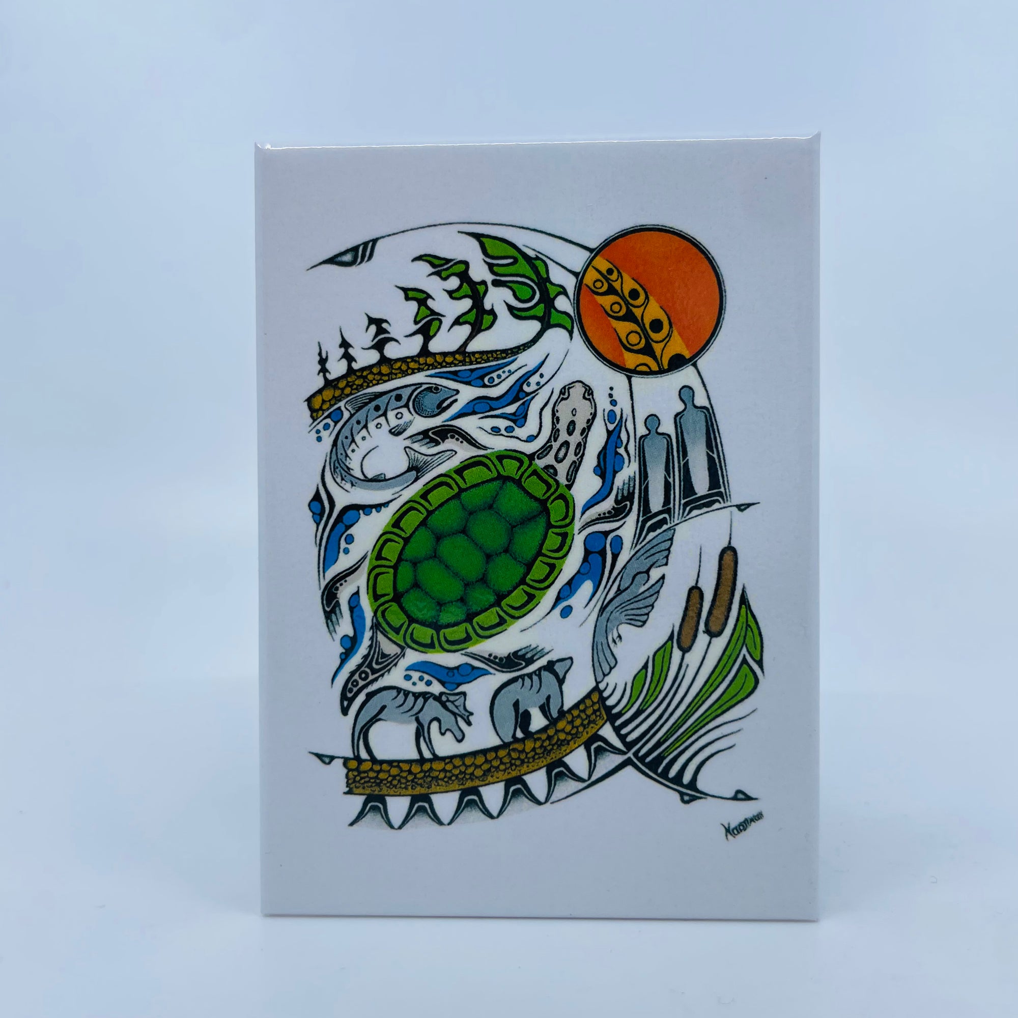Magnet Mark Nadjiwan Emissary - Canadian Art Prints Inc. - Magnet - House of Himwitsa Art Gallery