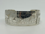 Gilbert Pat 1" Silver Bracelet -  - Silver Bracelet - House of Himwitsa Art Gallery