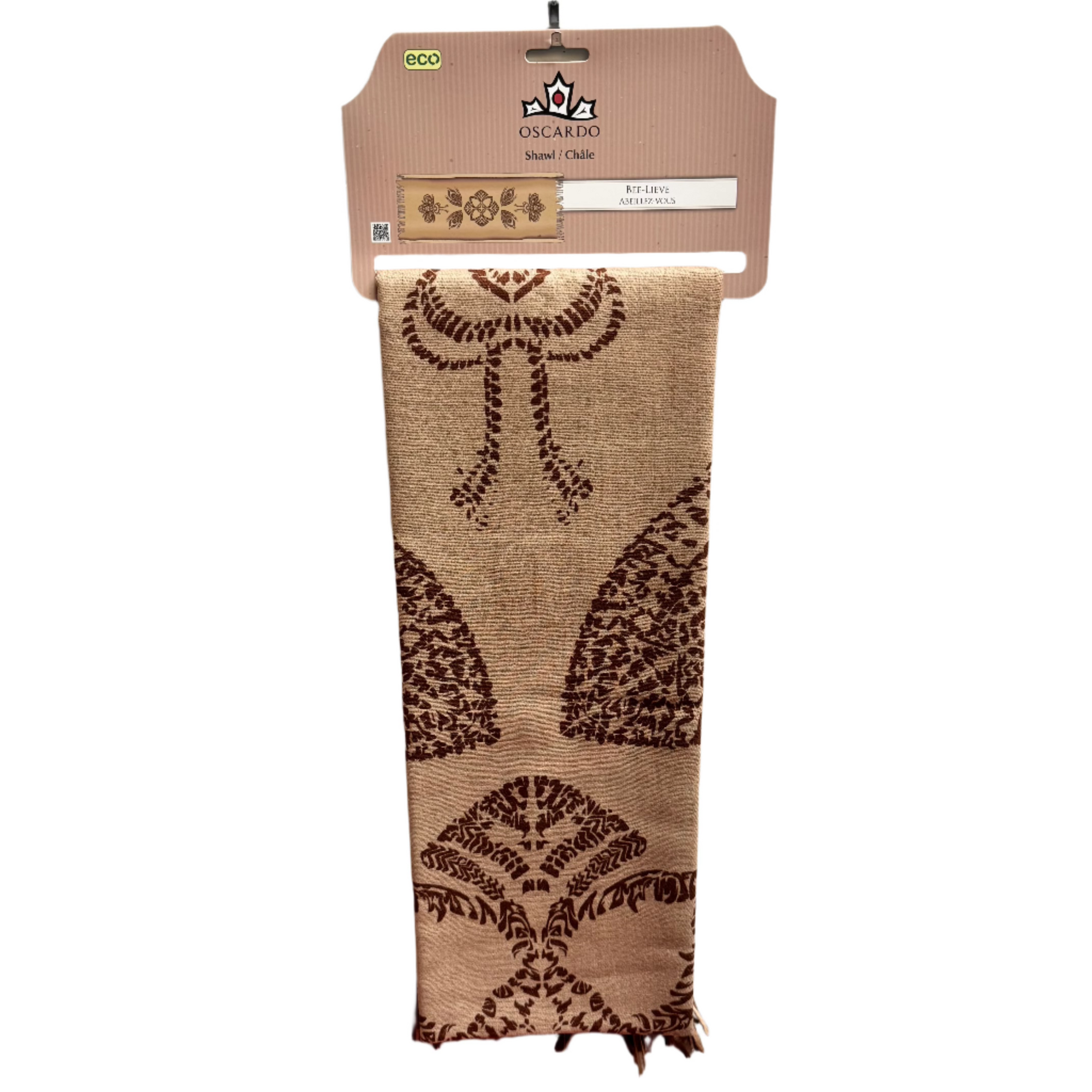 Eco Shawl Pat B  Bee-Lieve -  - SHAWL - House of Himwitsa Art Gallery