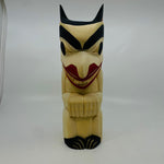 Randy Adams Totem Pole 12'' Wolf -  - CARVER - House of Himwitsa Art Gallery