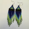 Beaded Earrings Northern Lights Dancing -  - Beaded Earrings - House of Himwitsa Art Gallery