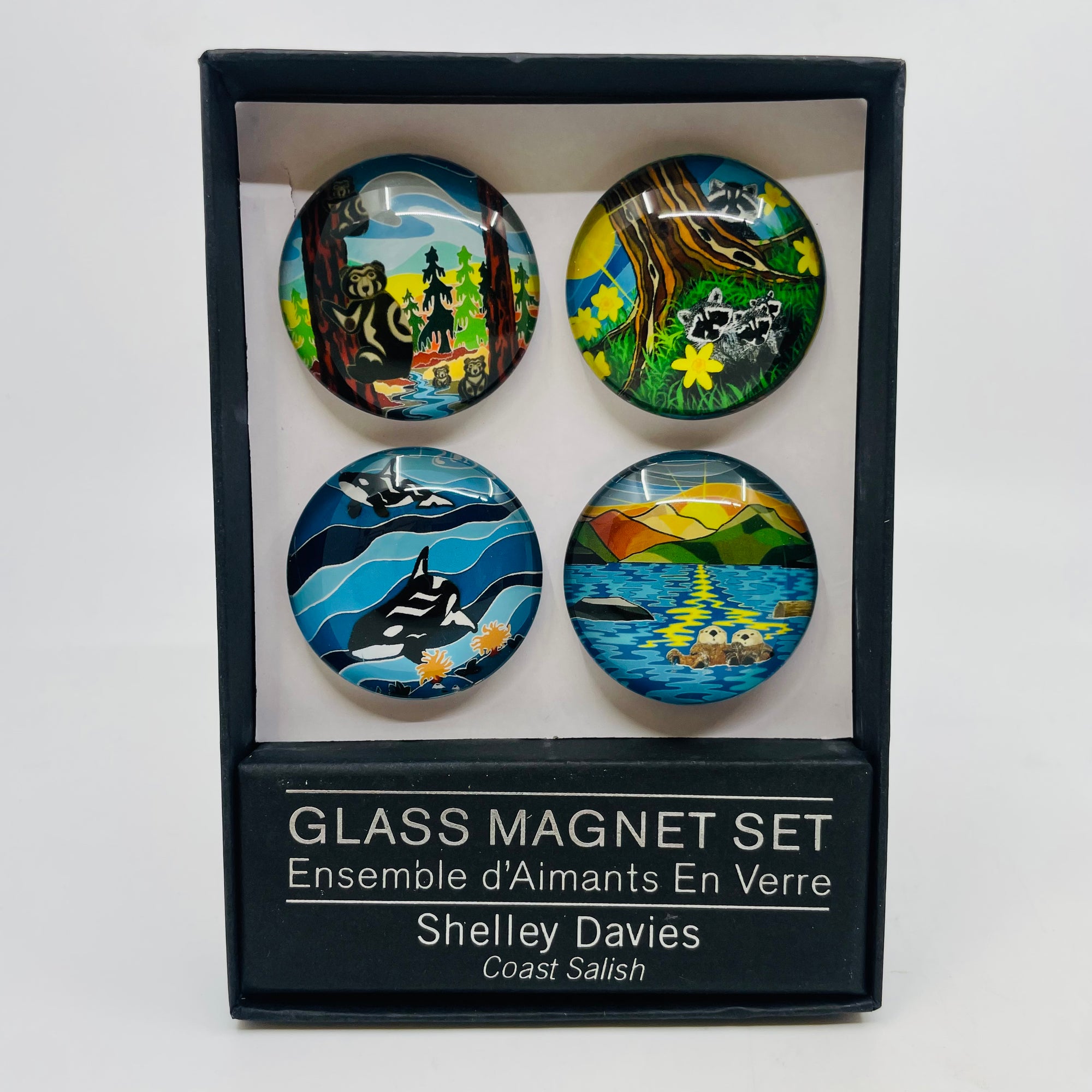Glass Magnet Set Shelley Davies 030 -  - Magnet - House of Himwitsa Art Gallery