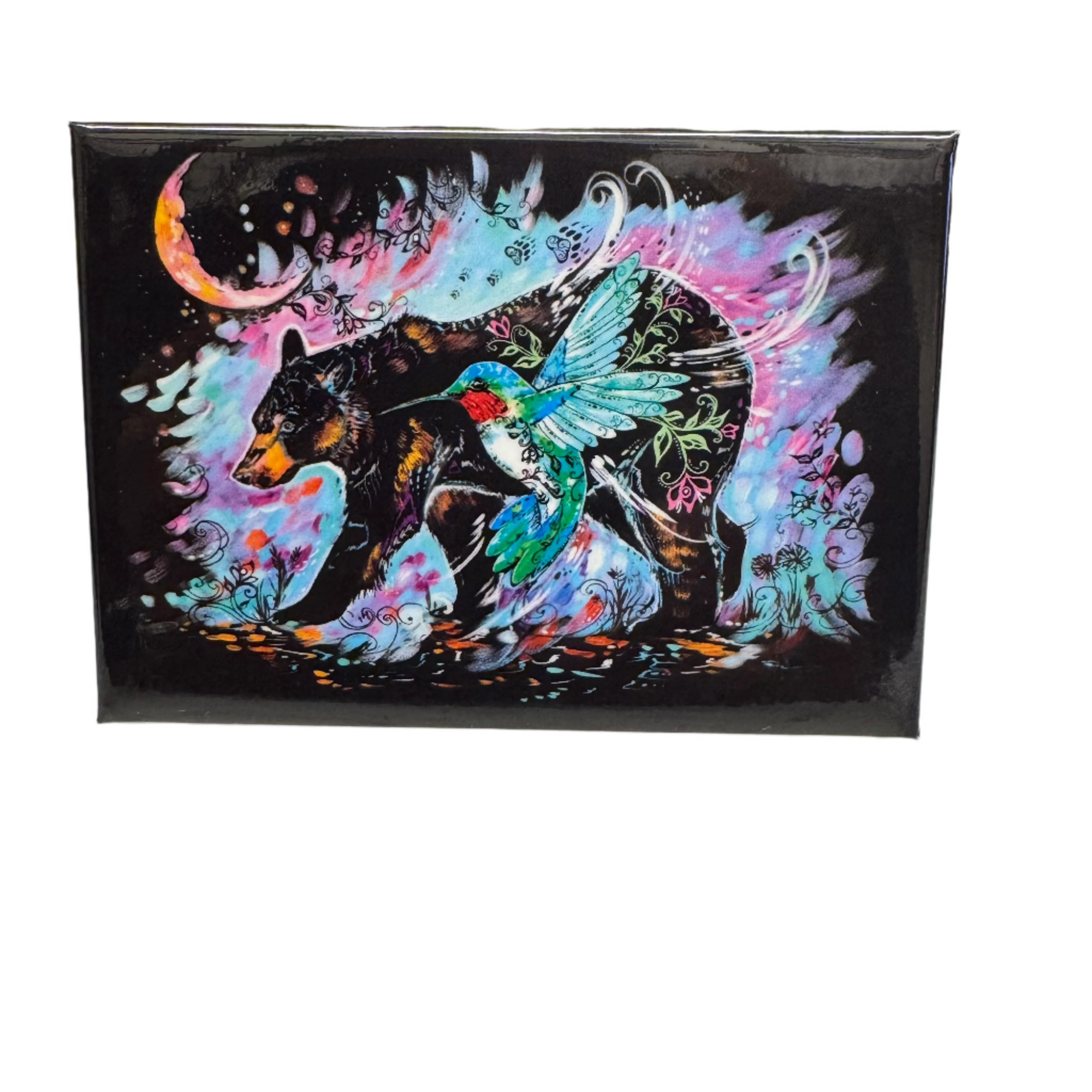 Magnet Carla Joseph Humminbear -  - Magnet - House of Himwitsa Art Gallery