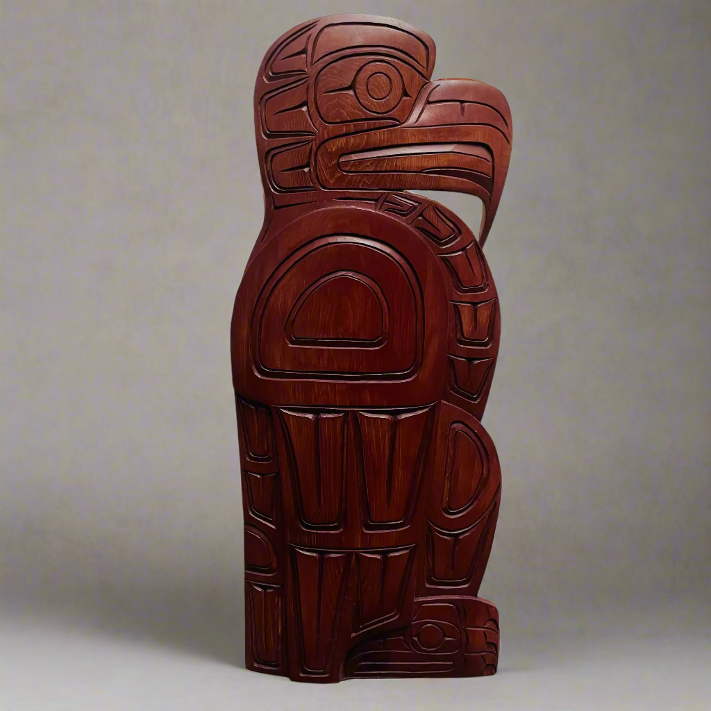 Larry Joseph Panel Eagle -  - CARVINGS - House of Himwitsa Art Gallery