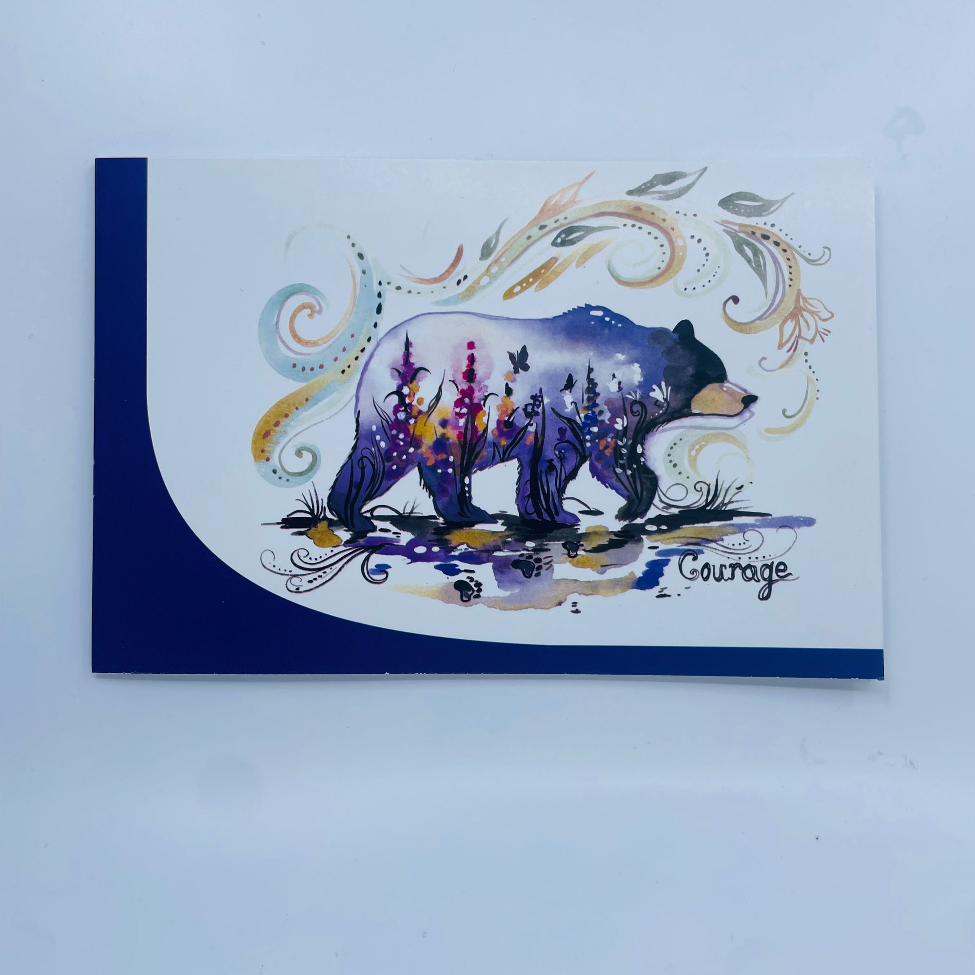 Notebook Carla Joseph Courage - Canadian Art Prints Inc. - Note Book - House of Himwitsa Art Gallery