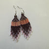 Beaded Earrings Mauve Magic -  - Beaded Earrings - House of Himwitsa Art Gallery