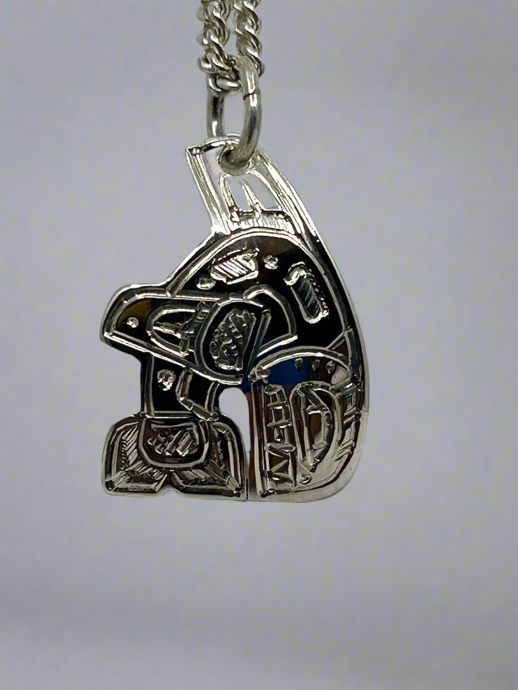 Gilbert Pat Silver Pendant Small -  - Silver Pendant - House of Himwitsa Art Gallery