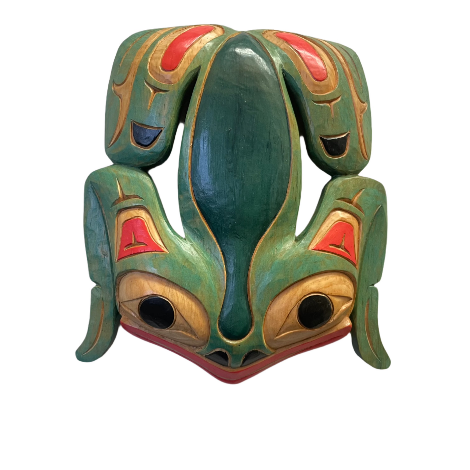 Artie George Panel Frog -  -  - House of Himwitsa Art Gallery
