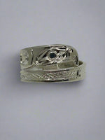 Ron Jackson 1/4" Silver Tapered Wrap Rings - Ron Jackson -  - House of Himwitsa Art Gallery