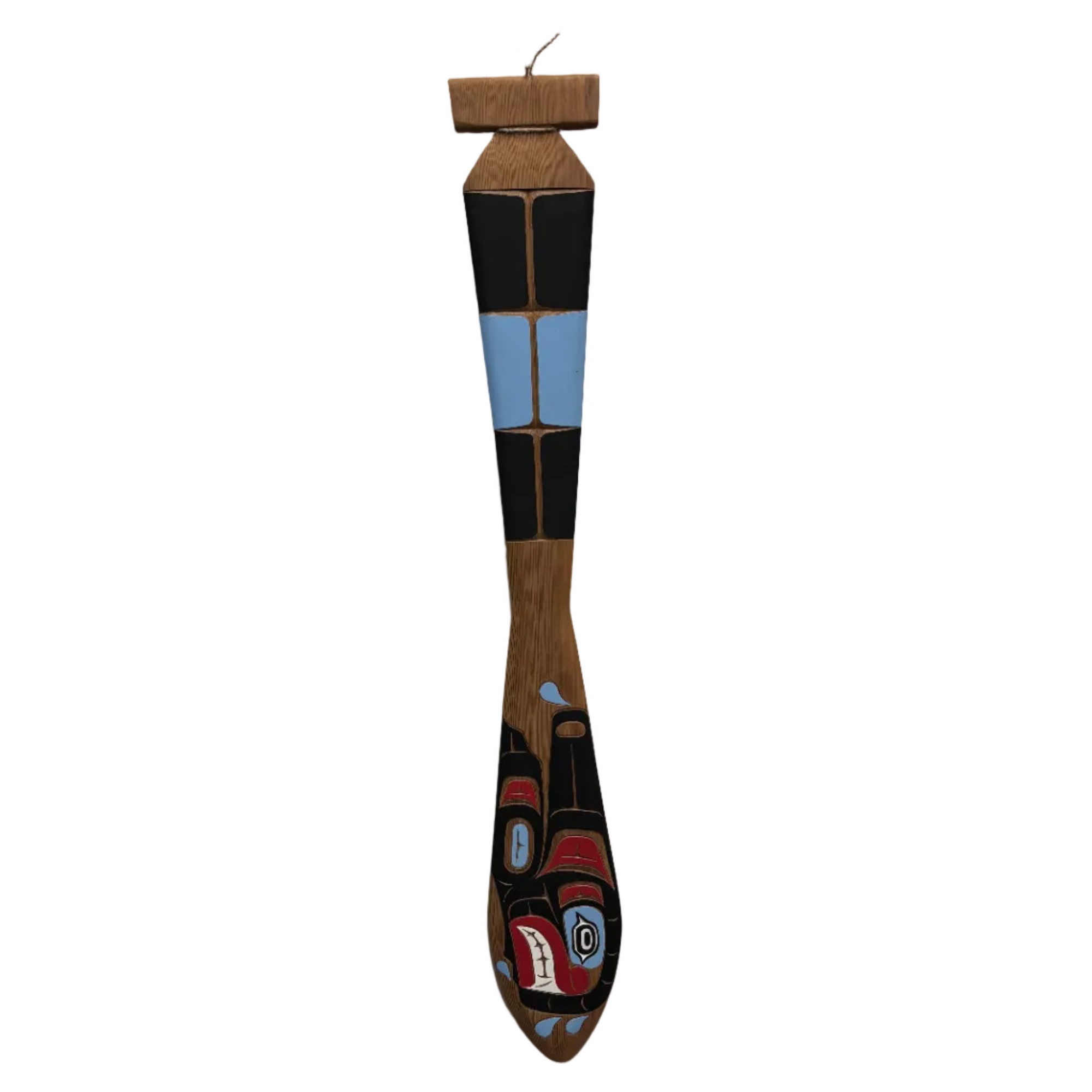 Ross Henderson Yellow Cedar Paddle Killer Whale