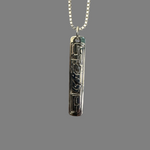 Gilbert Pat 1.5" Silver Pendant Rectangle -  - Silver Pendant - House of Himwitsa Art Gallery