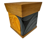James Michels Red Cedar Bentwood Wood Box Raven
