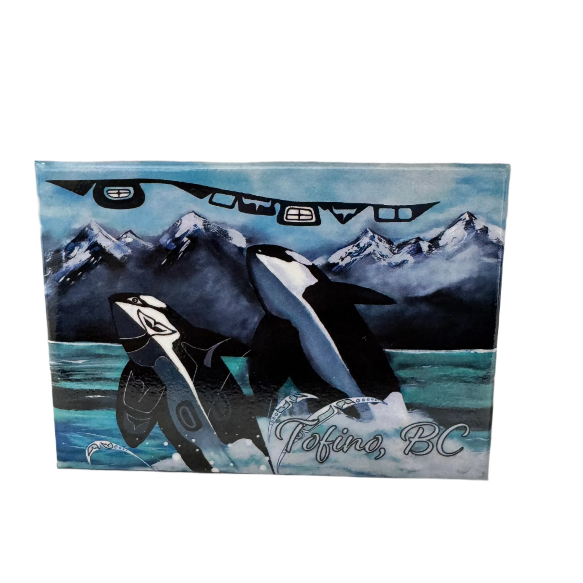 Magnet Tofino Shirley Babcock Orca Sisters -  - Magnet - House of Himwitsa Art Gallery