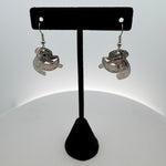 Gilbert Pat Silver Earrings Medium -  - Silver Earrings - House of Himwitsa Art Gallery
