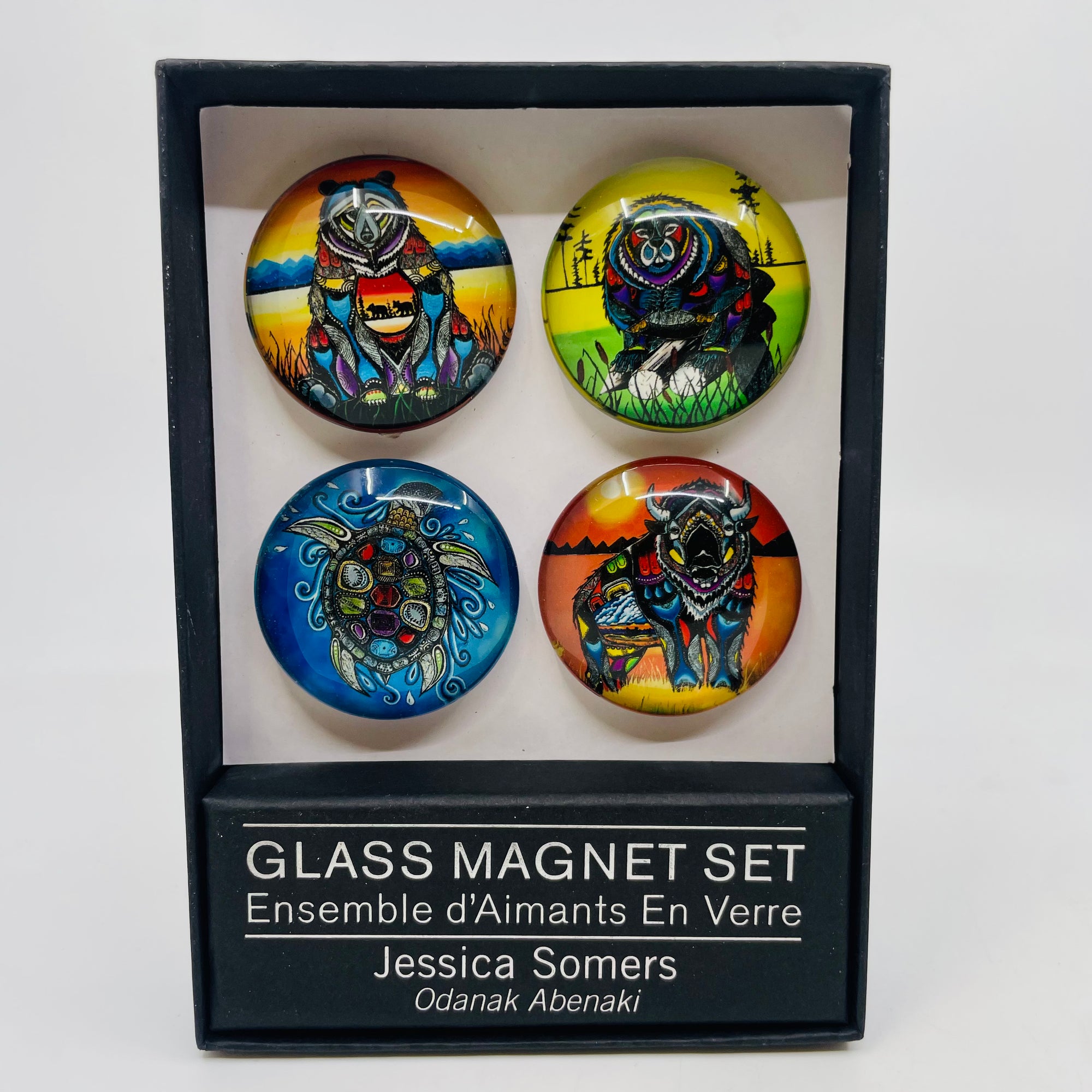 Glass Magnet Set Jessica Somers 027 -  - Magnet - House of Himwitsa Art Gallery