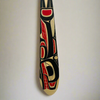 Cecilia Adams Paddle Yellow Cedar Killerwhale 5ft -  - Padle - House of Himwitsa Art Gallery