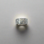 Ralph Burgess Silver 3/8 Raven Size 7 -  -  - House of Himwitsa Art Gallery
