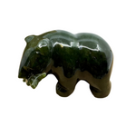 Black Bear With Fish (Head Downward) -  - Jade - House of Himwitsa Art Gallery