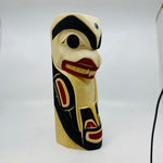 Randy Adams Totem pole 12'' Killerwhale -  - Carving - House of Himwitsa Art Gallery