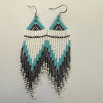 Beaded Earrings Serenity Whisper -  - Beaded Earrings - House of Himwitsa Art Gallery