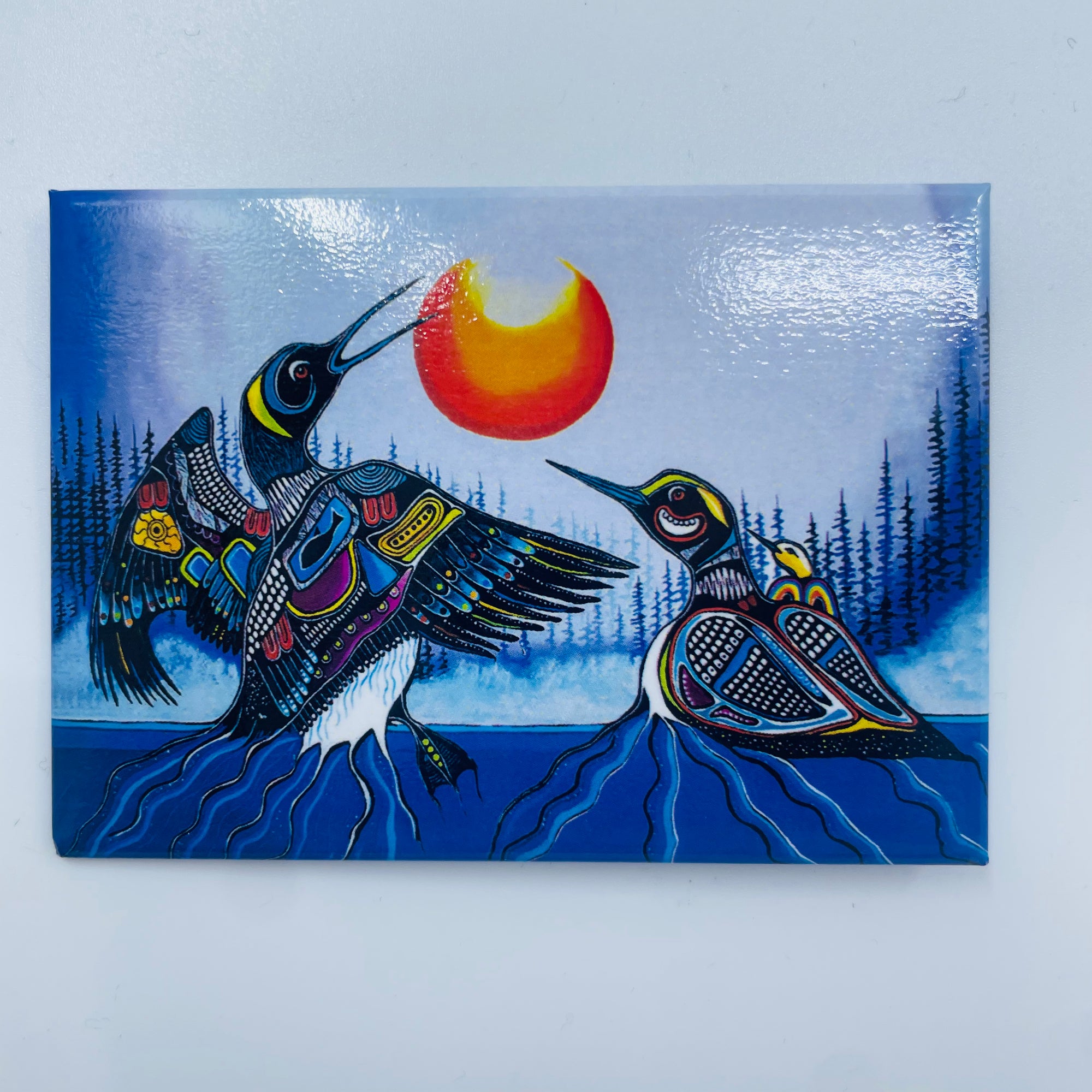 Magnet Jessica Somers Loonie Toons - Canadian Art Prints Inc. - Magnet - House of Himwitsa Art Gallery