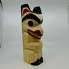 Randy Adams Totem Pole 12'' Wolf