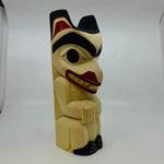 Randy Adams Totem Pole 12'' Wolf -  - CARVER - House of Himwitsa Art Gallery