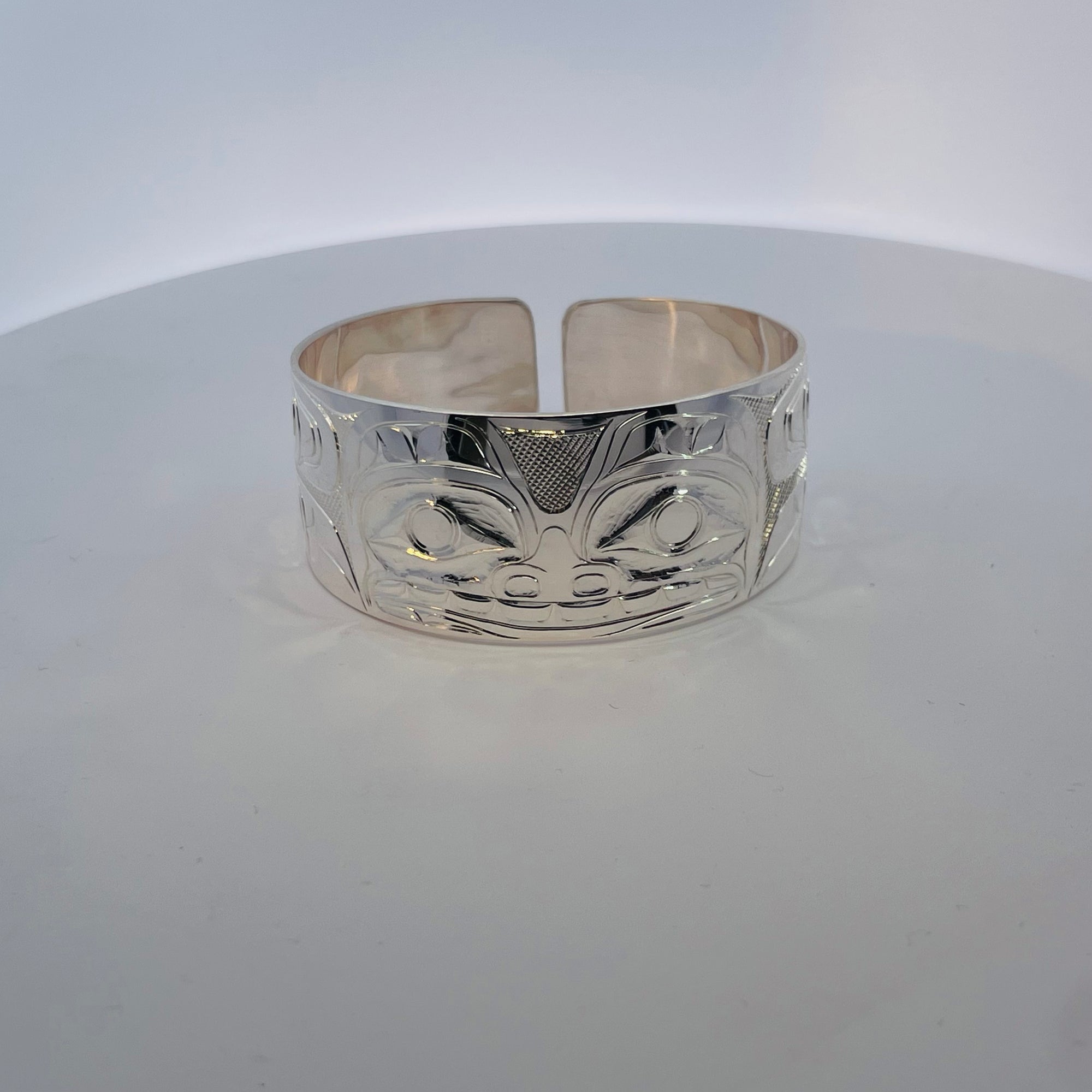 Jim McGuire Silver Bracelet 1" Bear -  - Silver Pendant - House of Himwitsa Art Gallery