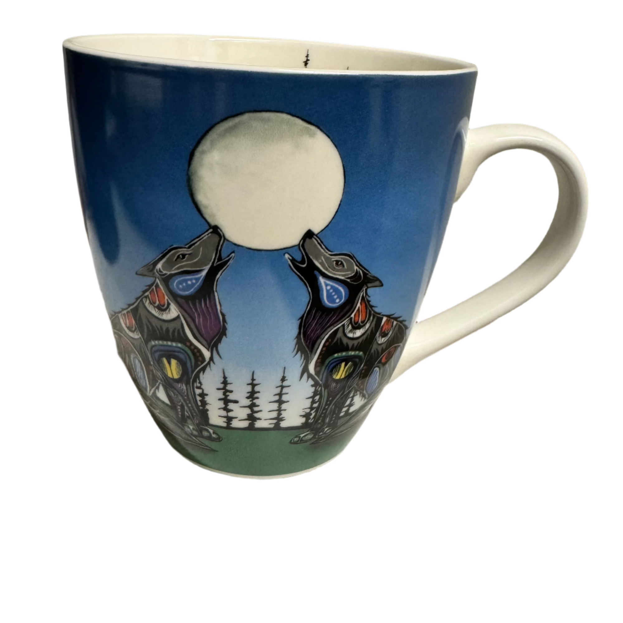 Mug Jessica Somers Howling Duo -  - Mugs - House of Himwitsa Art Gallery