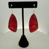 Corrine Hunt Silk Inspiration Earrings Red