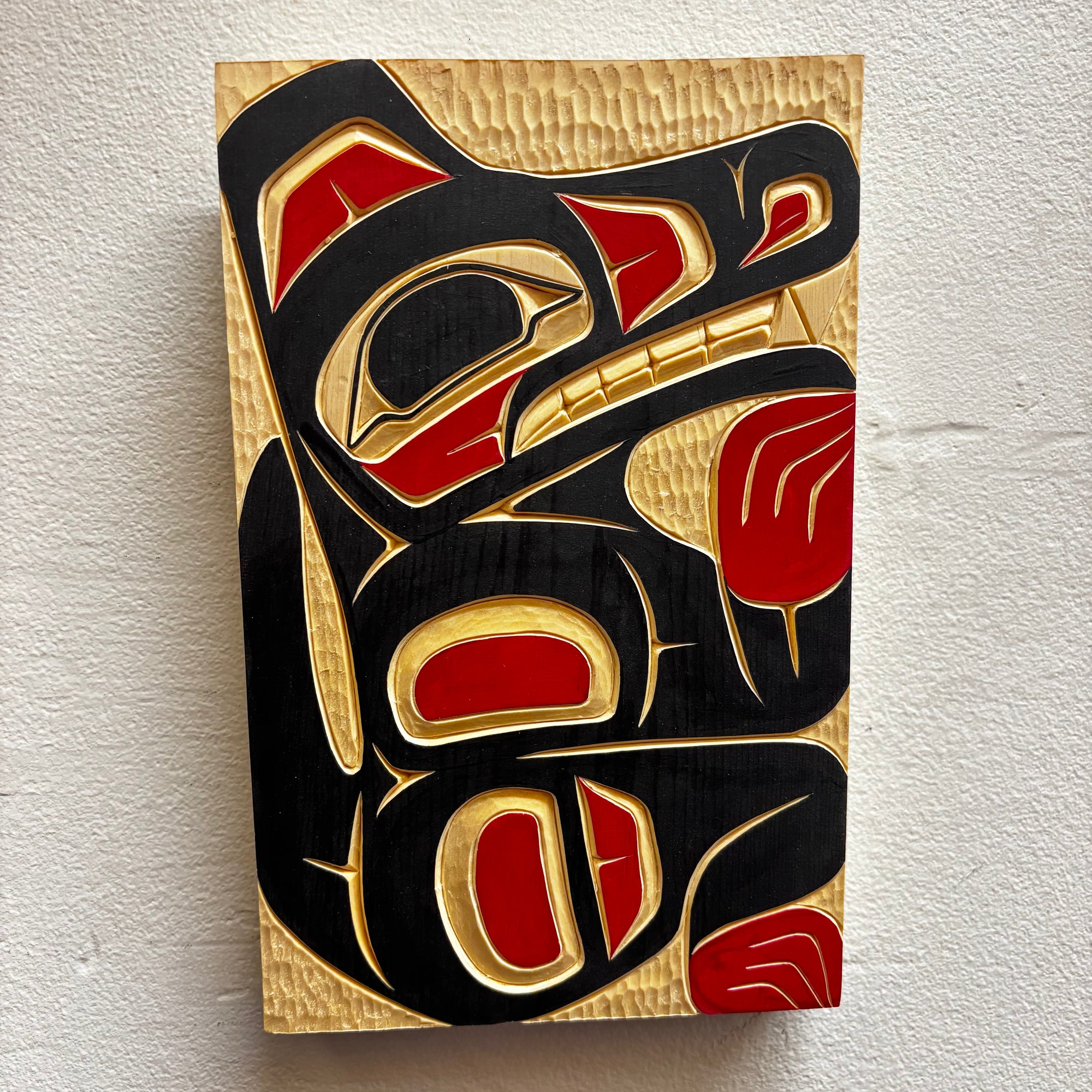 Randy Adams Wolf Yellow Cedar Panel 8 X 10