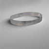 Gilbert Pat 5/16 Silver Bangle 2 Hummingbirds and sun -  - carved jewelry - House of Himwitsa Art Gallery