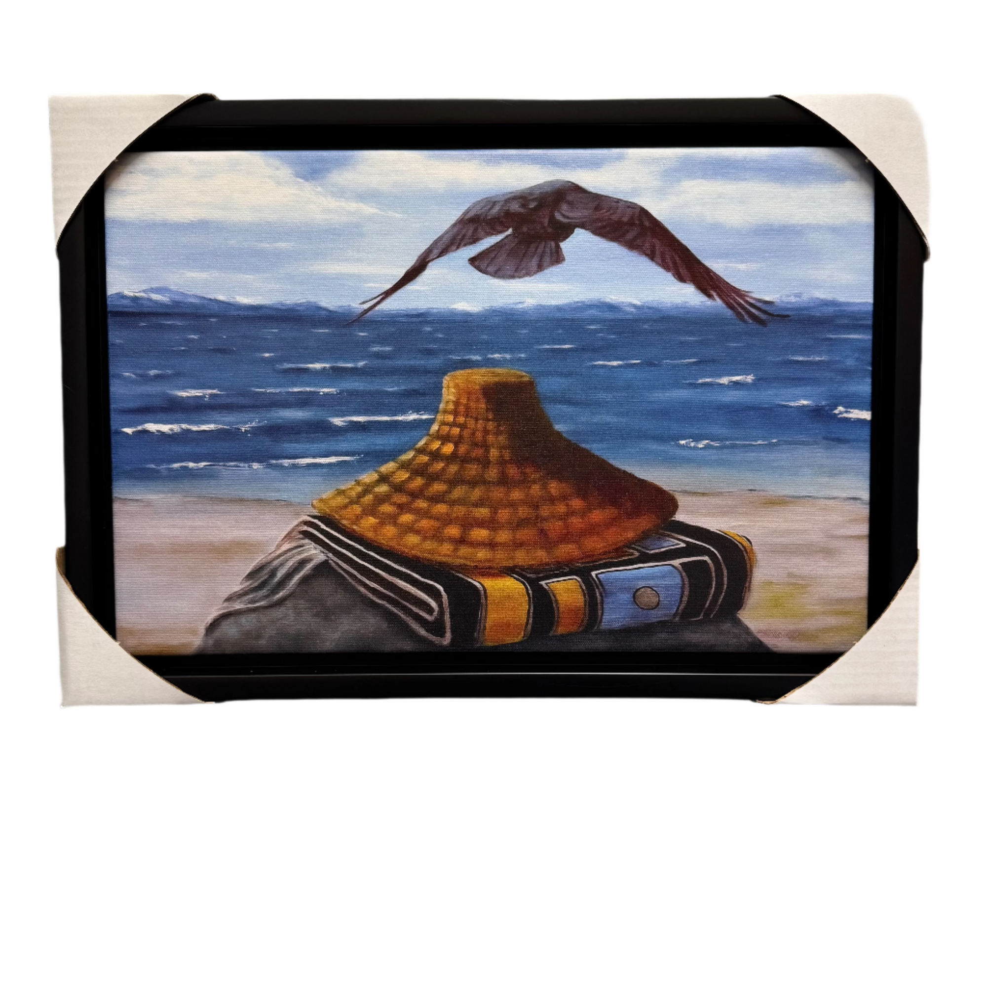 Canvas Jean Taylor Into The Wind 12 x 18 -  - Canvas - House of Himwitsa Art Gallery