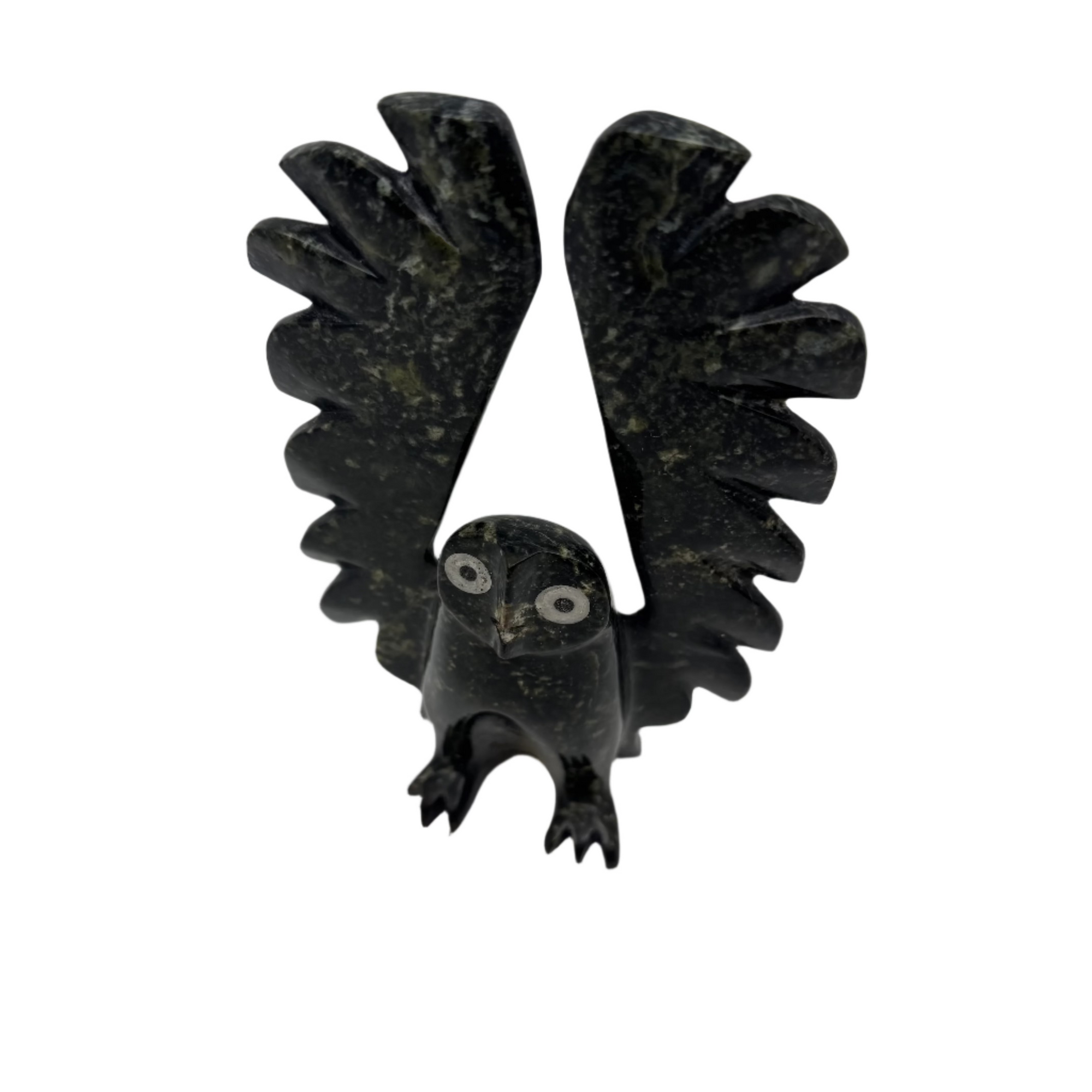Adamie Qaumagiaq Owl -  - Serpentine - House of Himwitsa Art Gallery