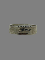 Gilbert Pat 1/4" Silver Rings - Pat Gilbert - Silver Ring - House of Himwitsa Art Gallery