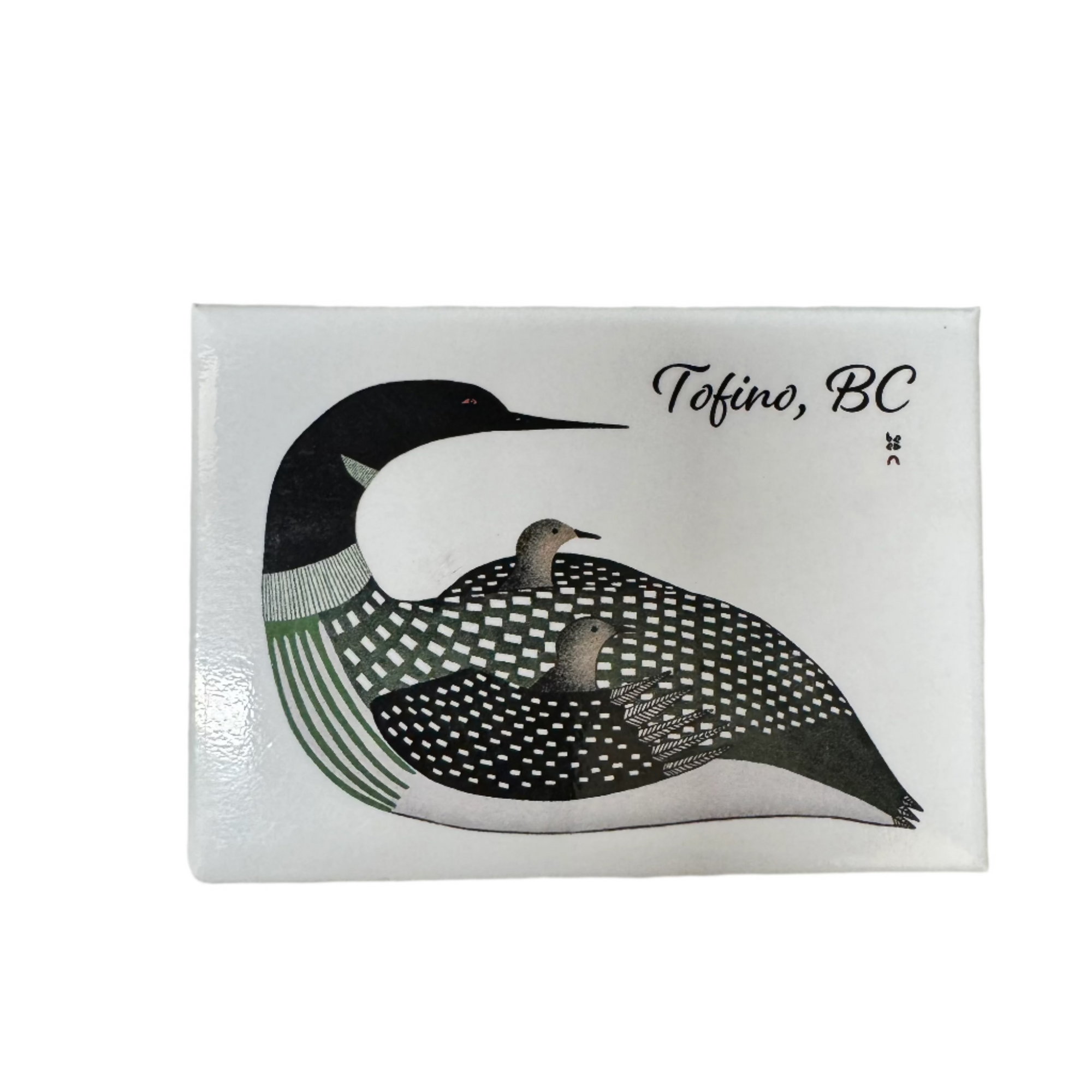 Magnet TOFINO NT Cradled Loons -  - Magnet - House of Himwitsa Art Gallery