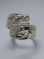 Ron Jackson 3/8 Silver Split Wrap Rings - Ron Jackson - Jewelry Silver - House of Himwitsa Art Gallery