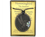 WOOD PENDANTS - Dark Walnut / Hummingbird - 208WPD - House of Himwitsa Native Art Gallery and Gifts
