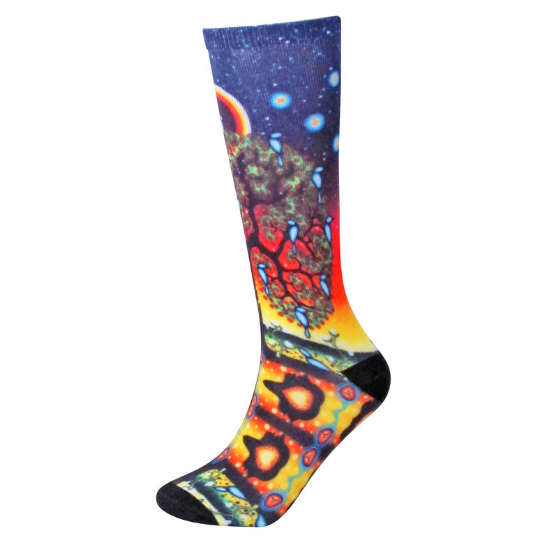 ART SOCKS - M/L / James Jacko Tree Of Life - 9829M/L - House of Himwitsa Native Art Gallery and Gifts