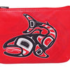 Coin Purse Jamie Sterritt Salmon - Coin Purse Jamie Sterritt Salmon -  - House of Himwitsa Native Art Gallery and Gifts