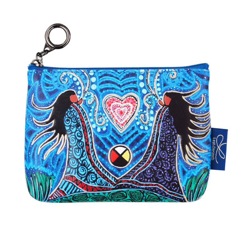 Coin Purse Leah Dorion Breath Of Life - Coin Purse Leah Dorion Breath Of Life -  - House of Himwitsa Native Art Gallery and Gifts