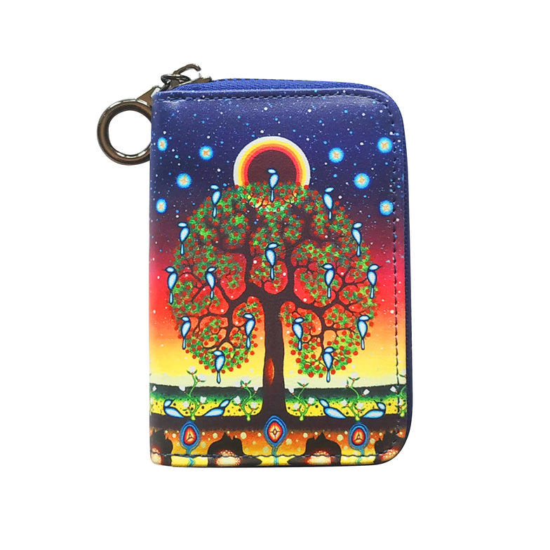 Coin Wallet James Jacko Tree Of Life - Coin Wallet James Jacko Tree Of Life -  - House of Himwitsa Native Art Gallery and Gifts
