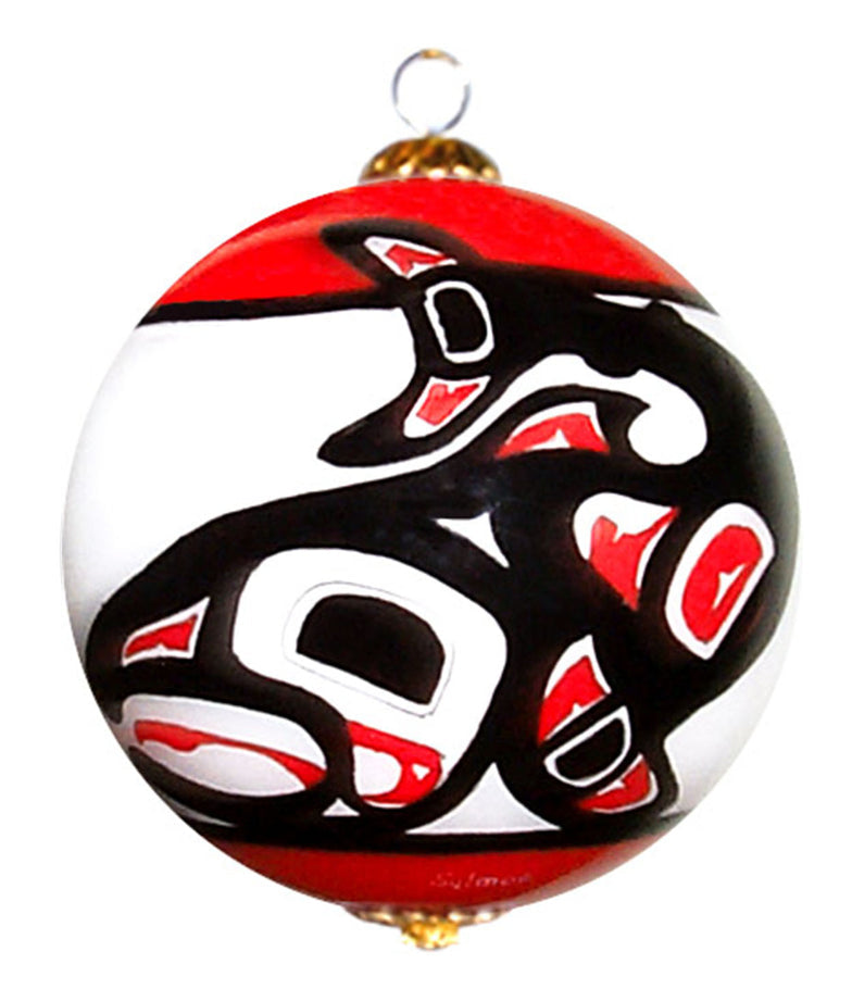 Ornament Jamie Sterritt Salmon - Ornament Jamie Sterritt Salmon -  - House of Himwitsa Native Art Gallery and Gifts