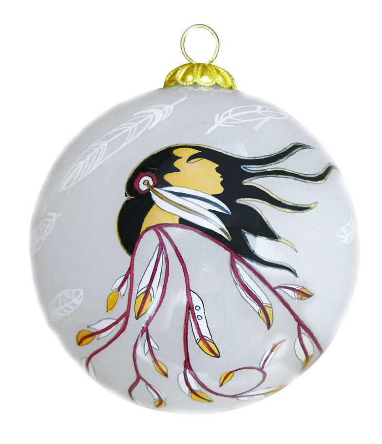 Ornament Maxine Noel Eagles Gift - Ornament Maxine Noel Eagles Gift -  - House of Himwitsa Native Art Gallery and Gifts