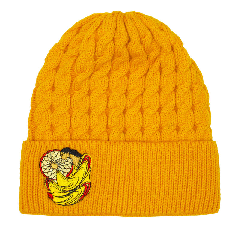 Knitted Hat Maxine Noel Dreamcatcher - Knitted Hat Maxine Noel Dreamcatcher -  - House of Himwitsa Native Art Gallery and Gifts