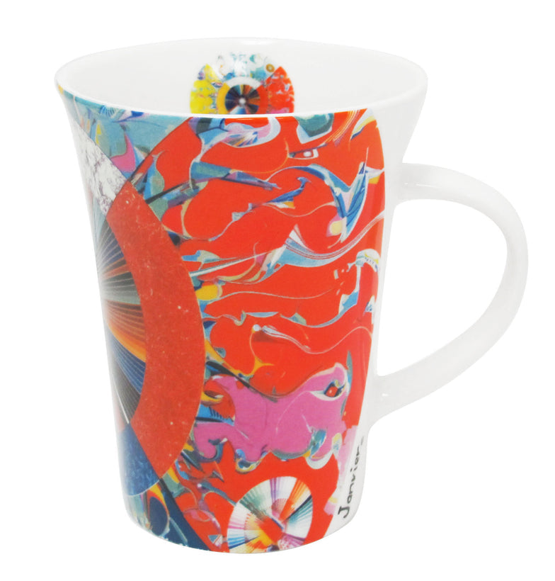 Porcelain Mug Alex Javier Morning Star - Porcelain Mug Alex Javier Morning Star -  - House of Himwitsa Native Art Gallery and Gifts