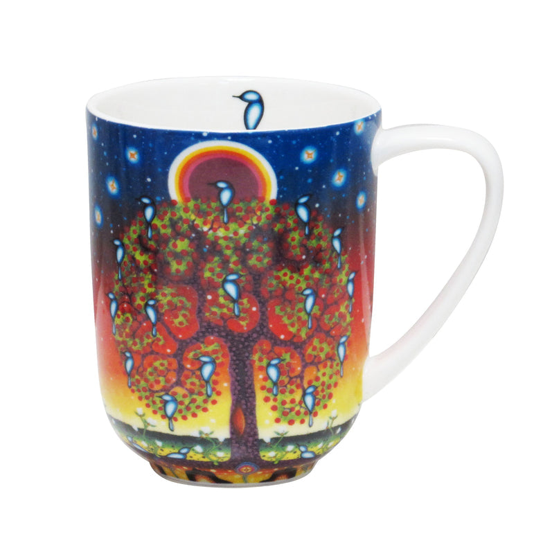 Porcelain Mug James Jacko Tree Of Life - Porcelain Mug James Jacko Tree Of Life -  - House of Himwitsa Native Art Gallery and Gifts